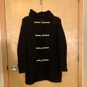 Uniqlo Black Duffle Coat